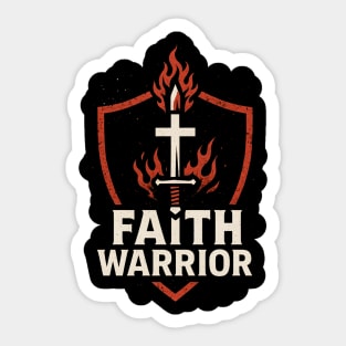 Faith Warrior Sticker